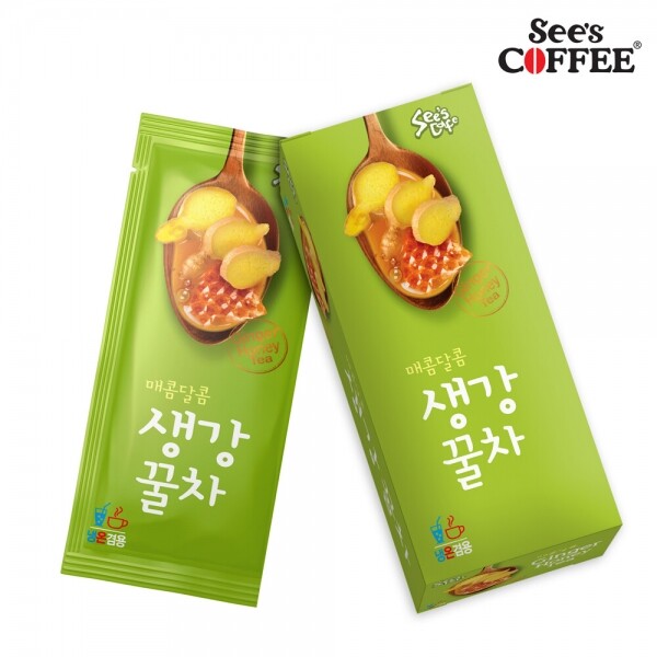마켓Q,씨즈 매콤달콤 생강꿀차 _여행할때, 사무실에서 간편 1회 1봉지 ( 45g x 8개 ) X 4BOX (32개),,,26442,honey,달콤,간편,꿀,꿀물,꿀차,낱개포장,냉온차,농축,목감기,사무실,사양벌꿀,생강향,엄선된생강,일회일정량,일회한봉지,간편포장,여행시,적은부피,저온살귤,씨즈,,식품 > 생수/커피/음료/유제품